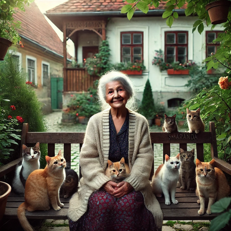 4/ Fiction: Smaranda, the Super-granny of abandoned cats (Bunicuta Pisicilor)
