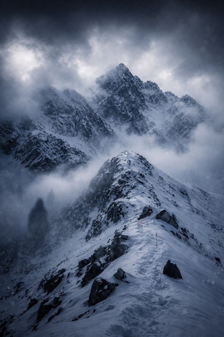 The Ghosts of Papusa Peak - A Winter Hike To Remember